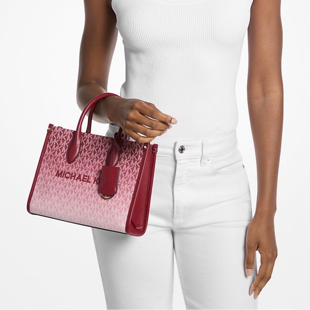 MICHAEL KORS Cherry Signature Small Tote Bag - Picture 3 of 8